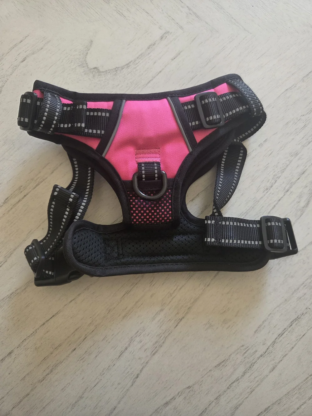 Phoepet No Pull Dog Harness Medium Reflective Vest Front Clip Handle Pink